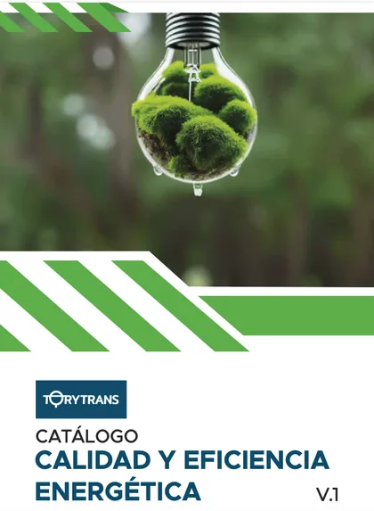 Portada del catálogo Torytrans Calidad y Eficiencia Energética